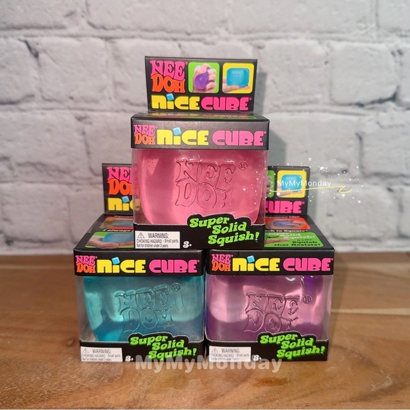 NeeDoh Other - NeeDoh Nice Cube Squishy Set of 3